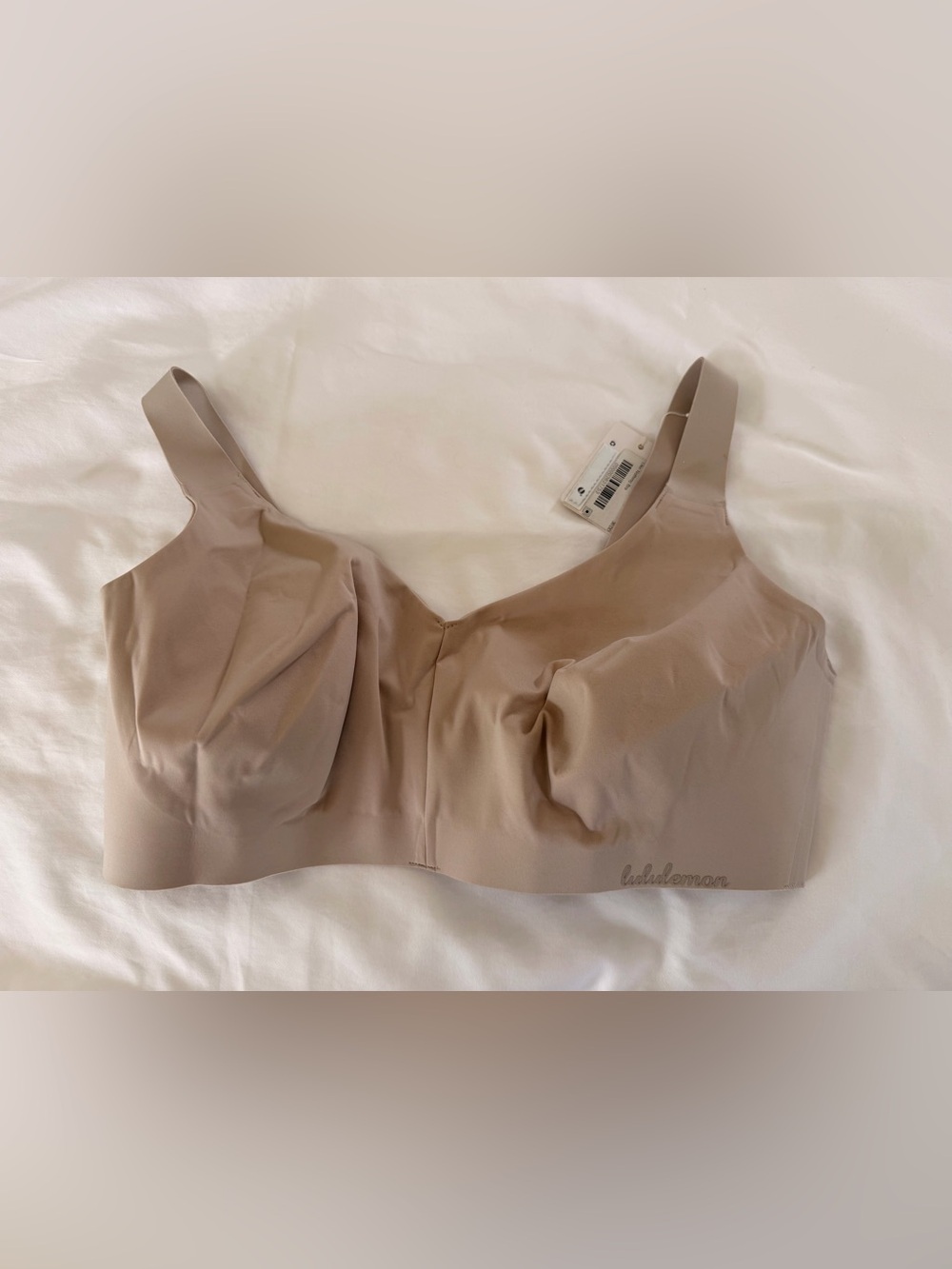 lululemon athletica Beige Seamless Like Nothing Bra 38DD NWT